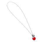Ping Pong Passion Bat Pendant Necklace – Stainless Steel Table Tennis Jewelry