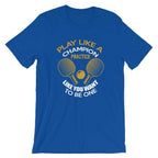 Tischtennis T-Shirt „Play Like a Champion“