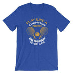 Tischtennis T-Shirt „Play Like a Champion“