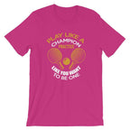 Tischtennis T-Shirt „Play Like a Champion“