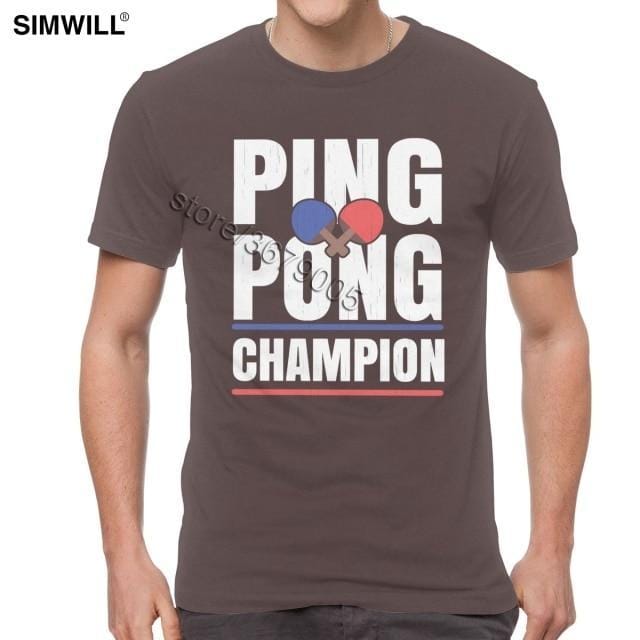 Retro Ping Pong Champion T Shirt