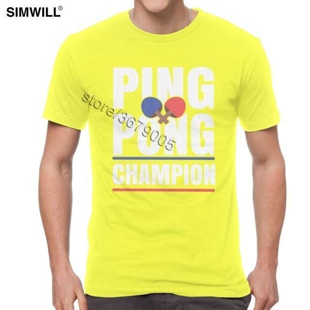 Retro Ping Pong Champion T Shirt