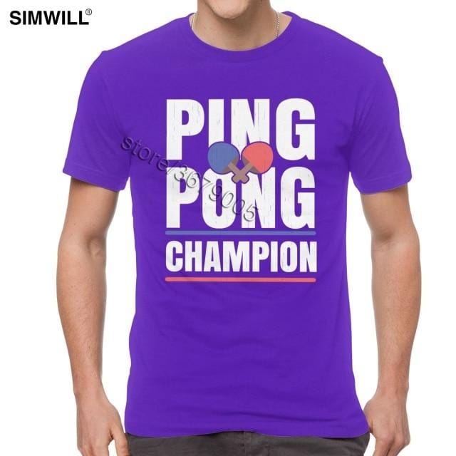Retro Ping Pong Champion T Shirt