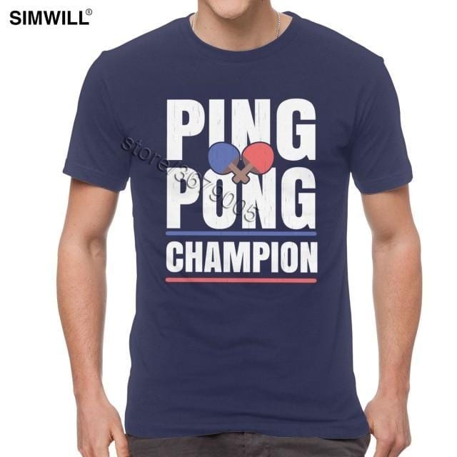 Retro Ping Pong Champion T Shirt