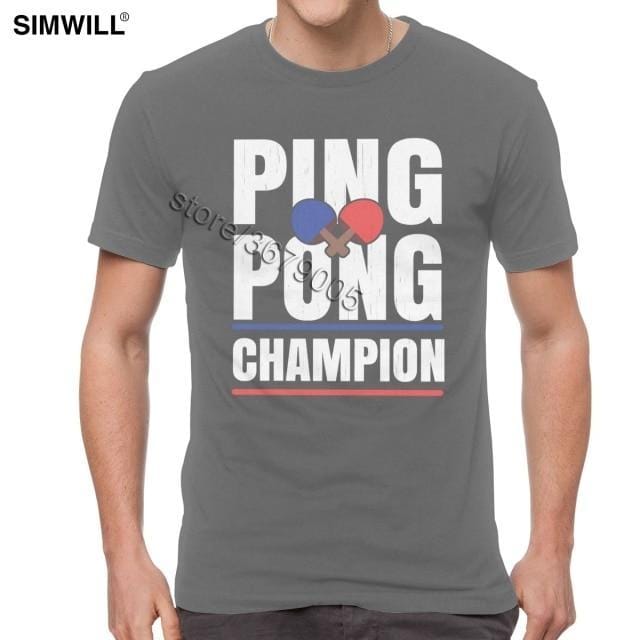 Retro Ping Pong Champion T Shirt