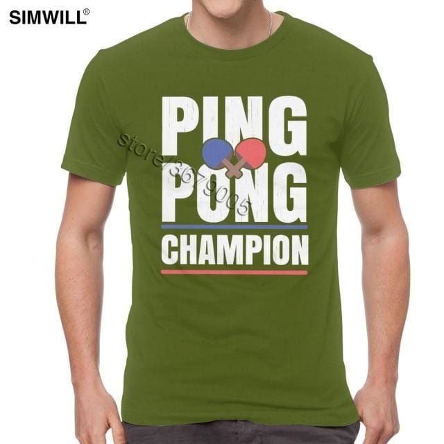 Retro Ping Pong Champion T Shirt