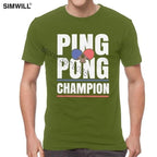 Retro Ping Pong Champion T Shirt