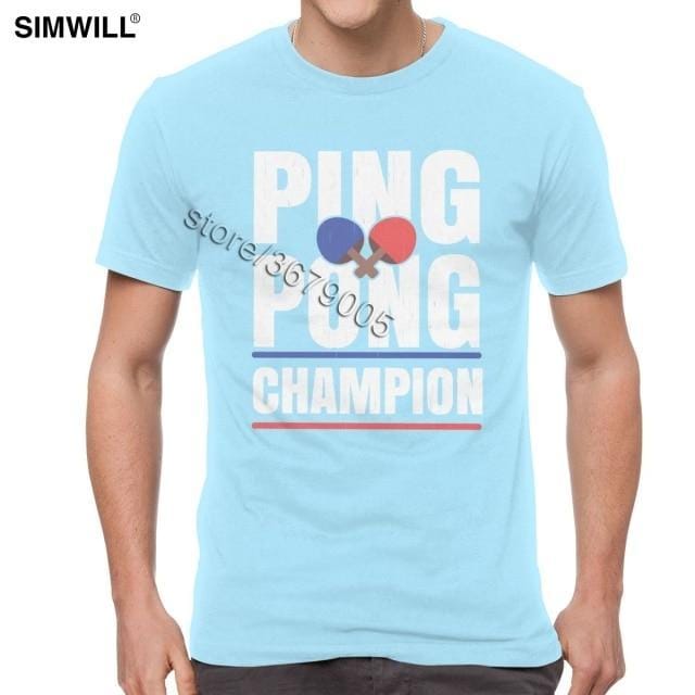 Retro Ping Pong Champion T Shirt