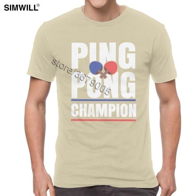 Retro Ping Pong Champion T Shirt