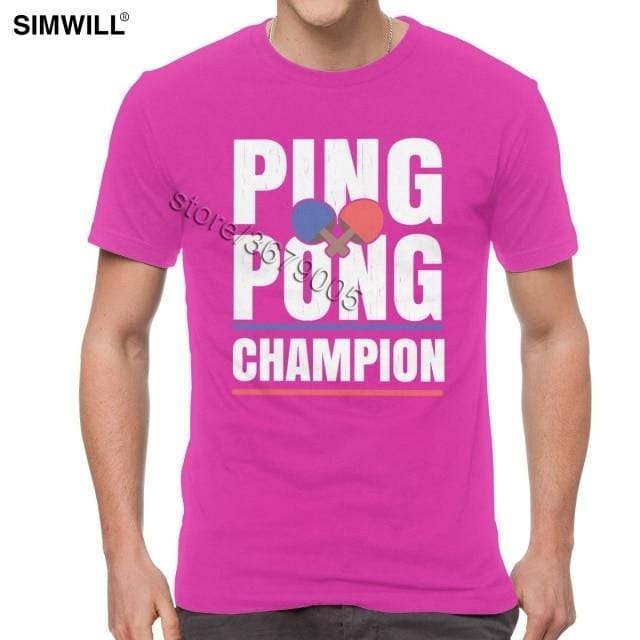 Retro Ping Pong Champion T Shirt
