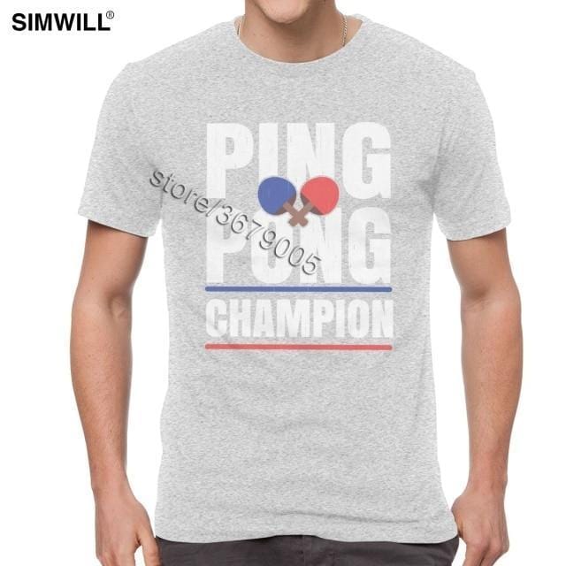 Retro Ping Pong Champion T Shirt
