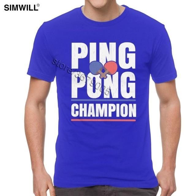 Retro Ping Pong Champion T Shirt