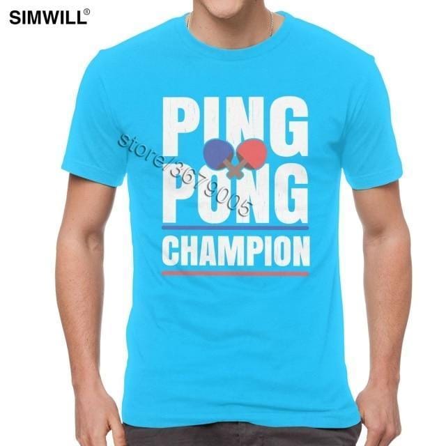 Retro Ping Pong Champion T Shirt