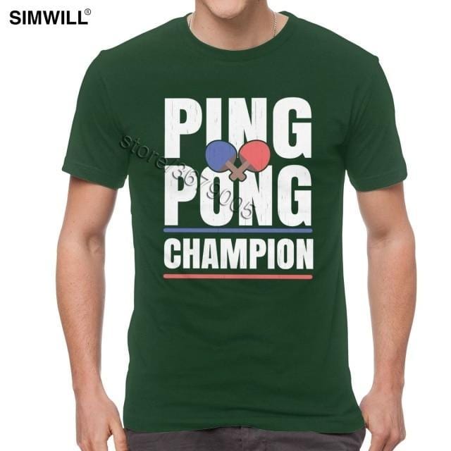 Retro Ping Pong Champion T Shirt