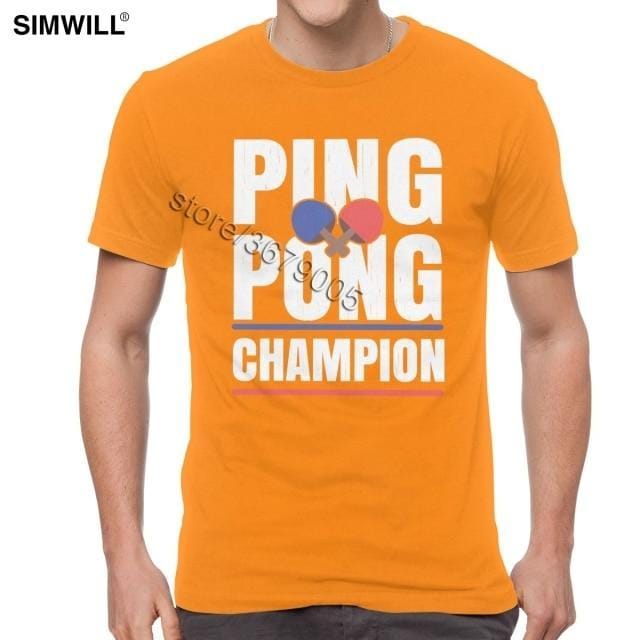 Retro Ping Pong Champion T Shirt