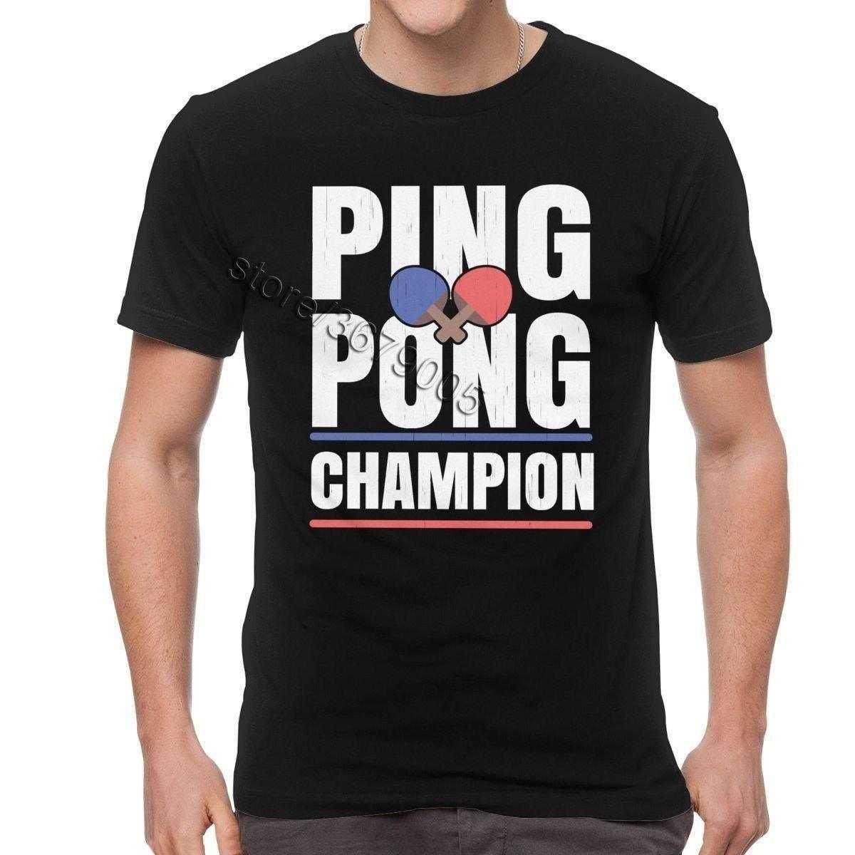 Retro Ping Pong Champion T Shirt