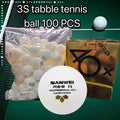 SANWEI 3S 40+ Gold Label ABS Seam Training Table Tennis Balls – 100 Pack