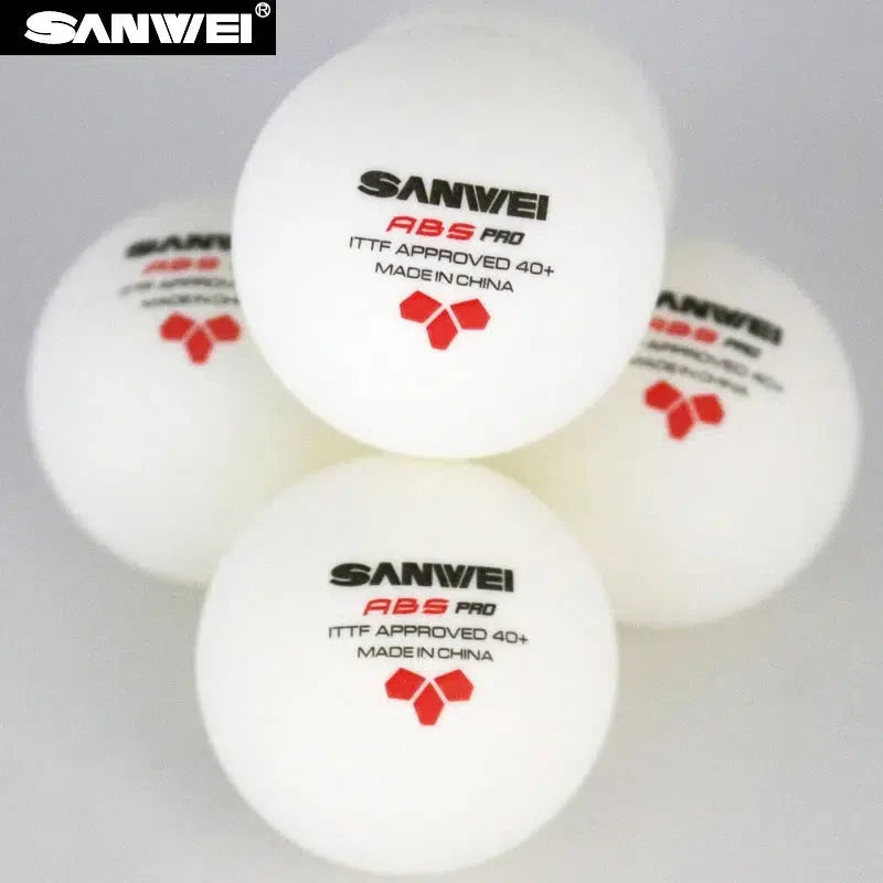 Ballons de tennis de table SANWEI ABS PRO 3 étoiles avec couture