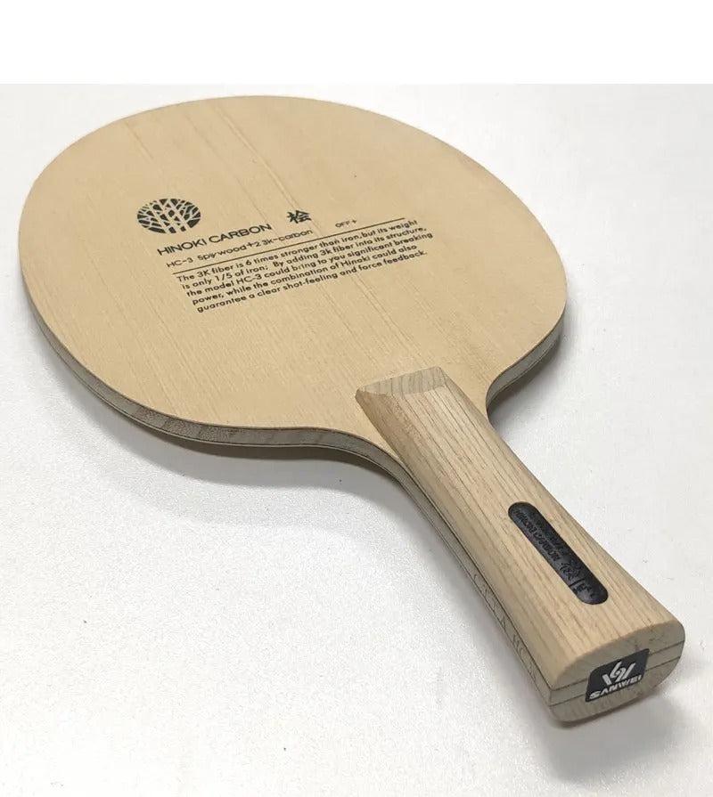 SANWEI HC3S Hinoki Carbon Table Tennis Blade OFF+