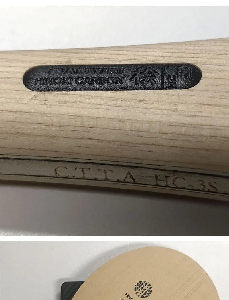 SANWEI HC3S Hinoki Carbon Table Tennis Blade OFF+
