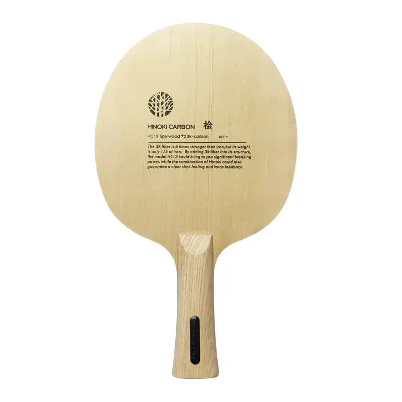 SANWEI HC3S Hinoki Carbon Table Tennis Blade OFF+