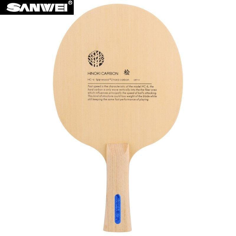 SANWEI HC6S Hino-Carbon Light Weight 5 Ply HINOKI CARBON OFF+ Blade