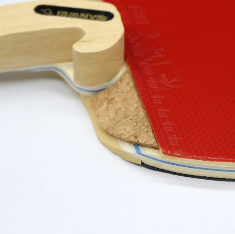 Raquette de tennis de table SANWEI SU approuvée par l'ITTF, prise porte-plume