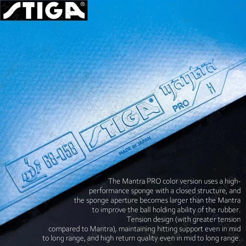 STIGA Mantra Pro farbiger, nicht klebriger Tischtennisbelag