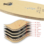 SWORD Dazzle Carbon DC 9 Ply Blade