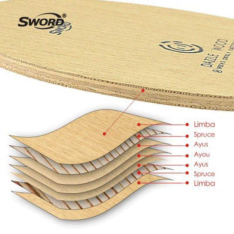 SWORD Dazzle Wood DW 7 Ply Blade