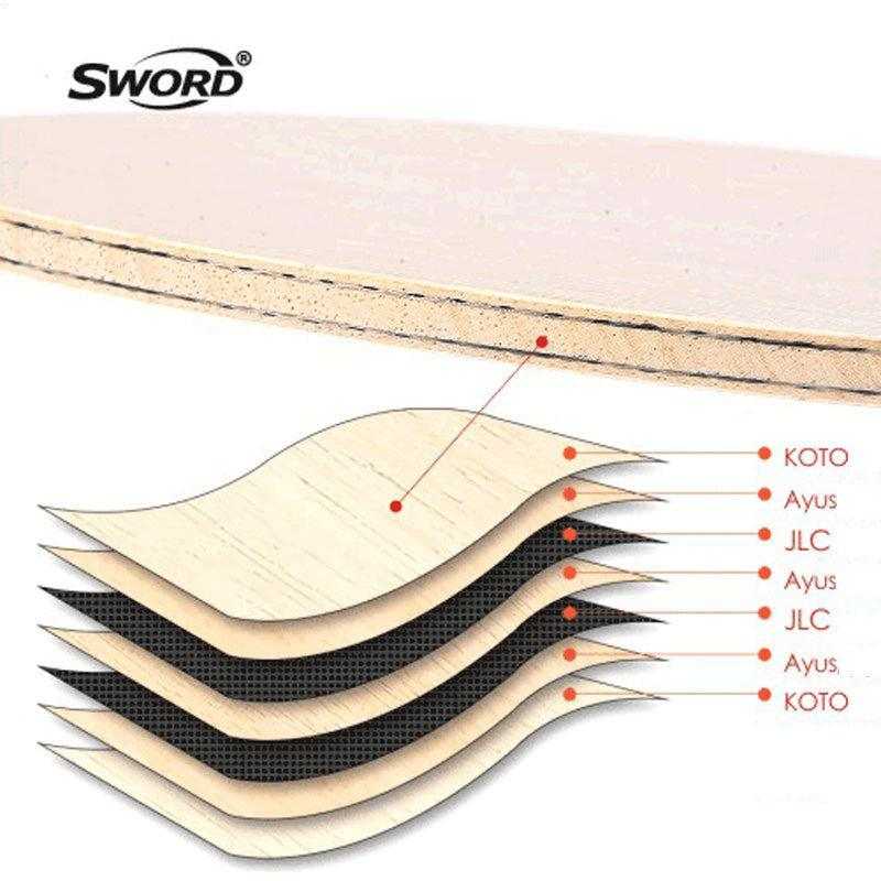 SWORD Gold Feather GF 7 Ply Blade