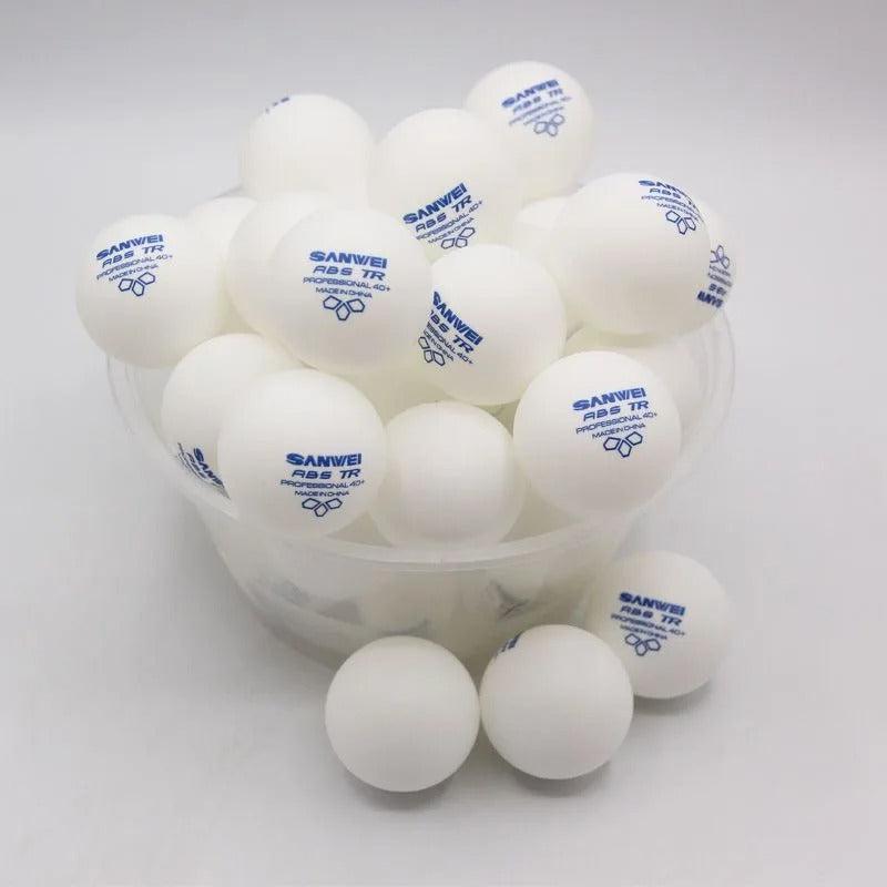 Sanwei TR 3-Star 40+ ABS Table Tennis Training Balls x 100