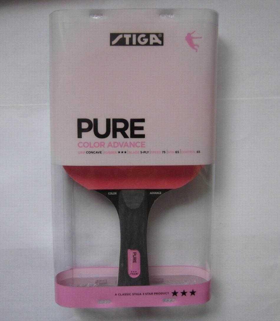 Stiga Pure Tischtennis Bunter Schläger
