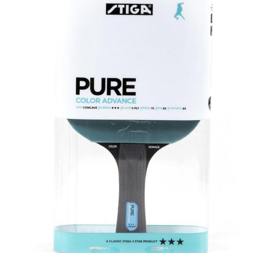 Stiga Pure Tischtennis Bunter Schläger