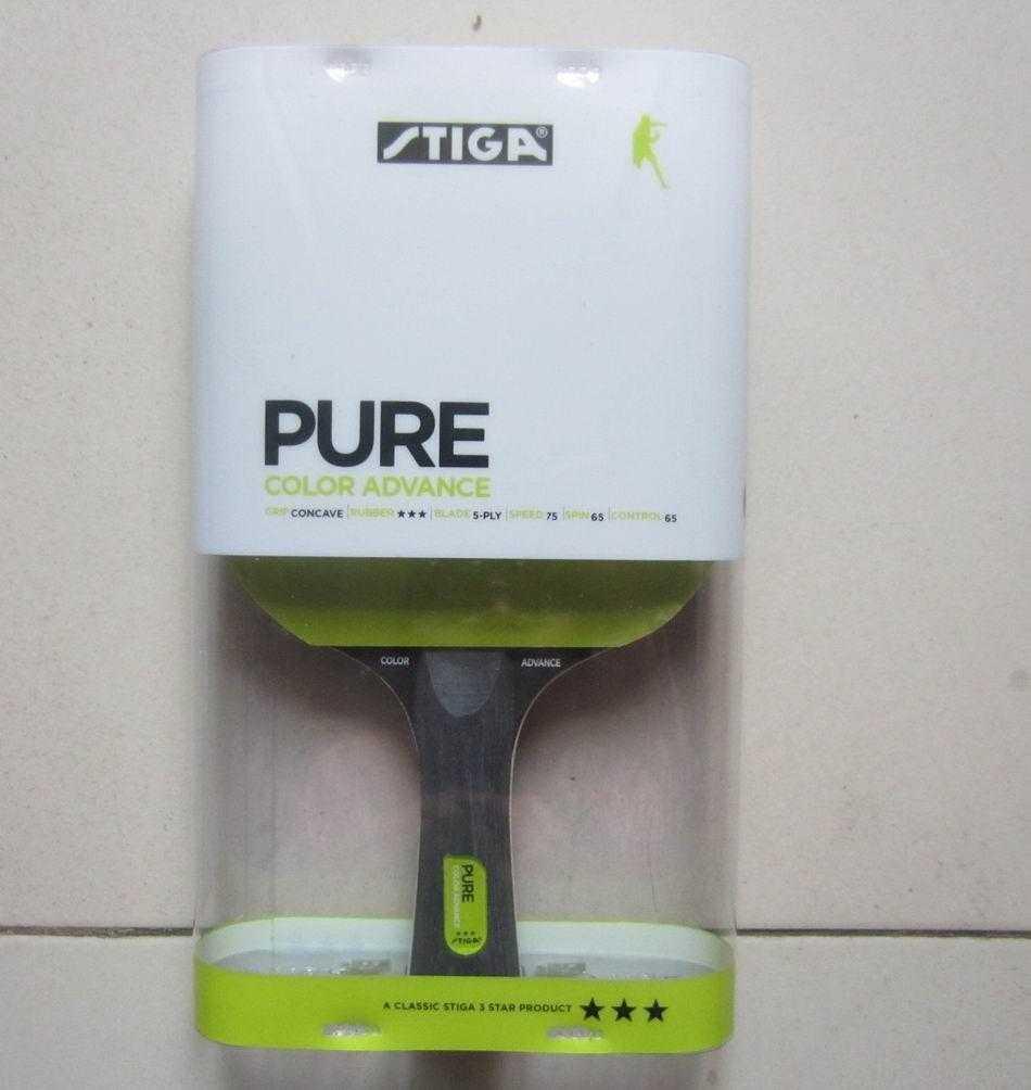 Stiga Pure Tischtennis Bunter Schläger