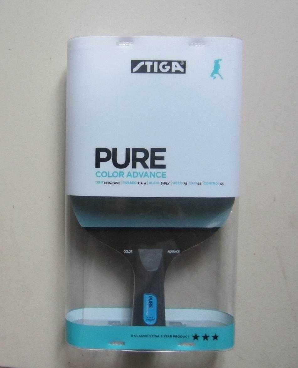Stiga Pure Tischtennis Bunter Schläger