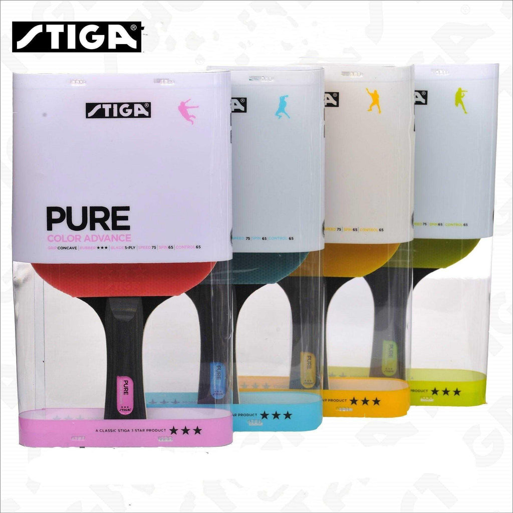 Stiga Pure Tischtennis Bunter Schläger