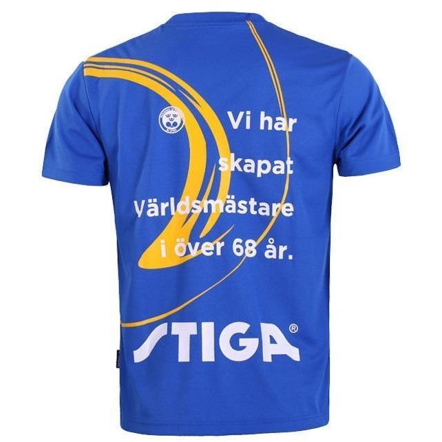 Stiga Tischtennis-T-Shirt mit Rundhalsausschnitt