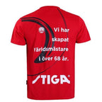 Stiga Round Collar Table Tennis T-Shirt