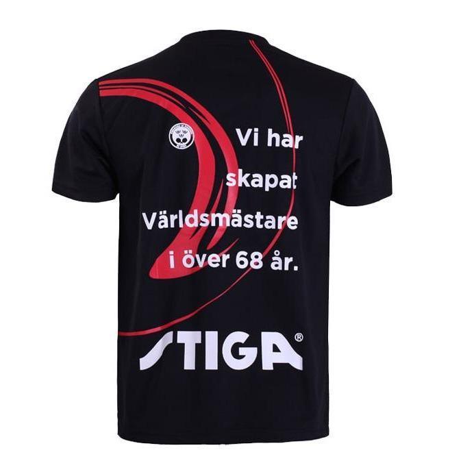 Stiga Tischtennis-T-Shirt mit Rundhalsausschnitt