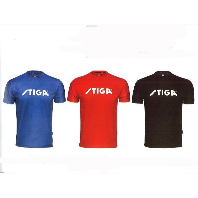 Stiga Tischtennis-T-Shirt mit Rundhalsausschnitt
