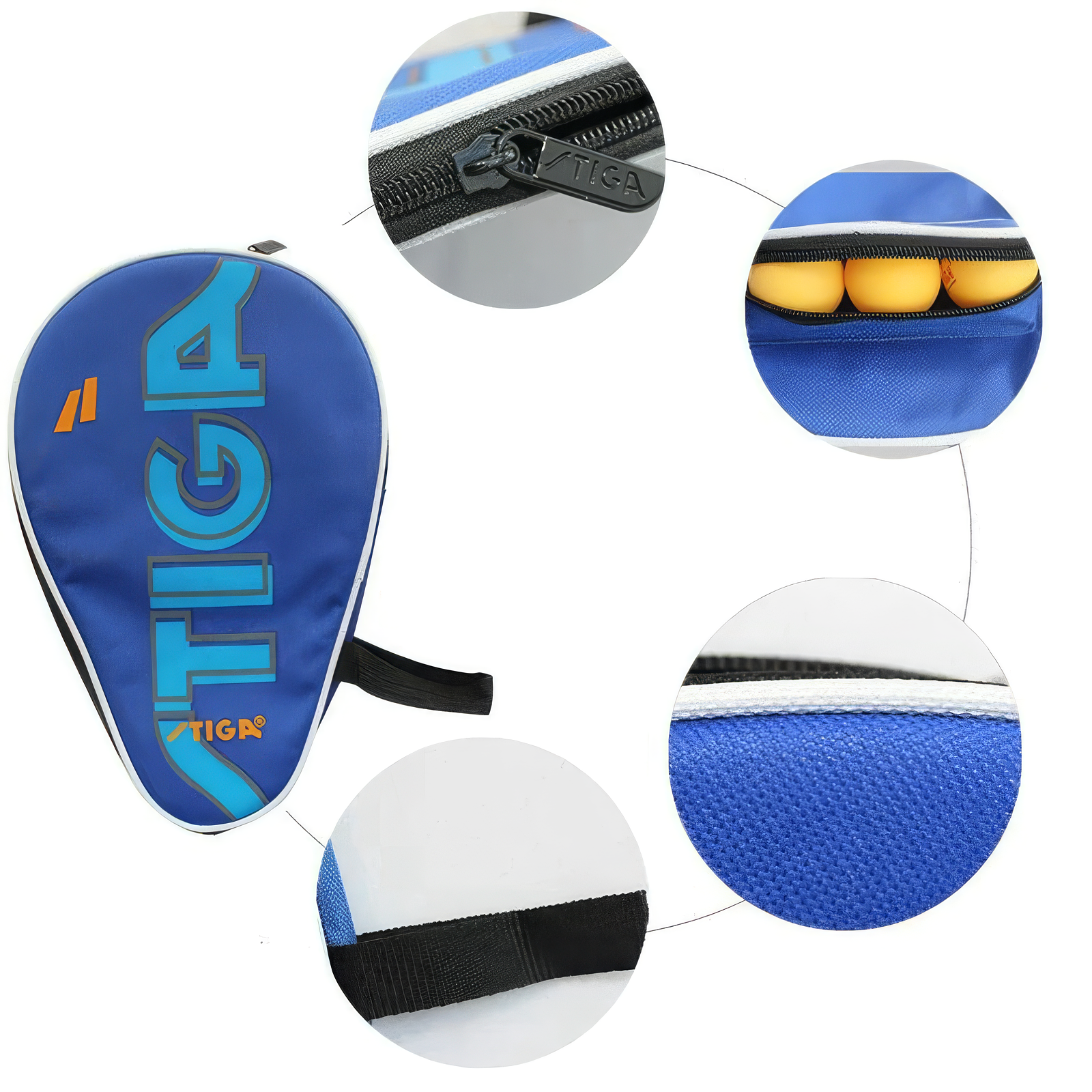 Stiga Table Tennis Single Bat Cover