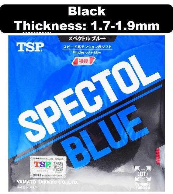 TSP Spectol Rot/Blau Kurze Noppen Tischtennisbelag