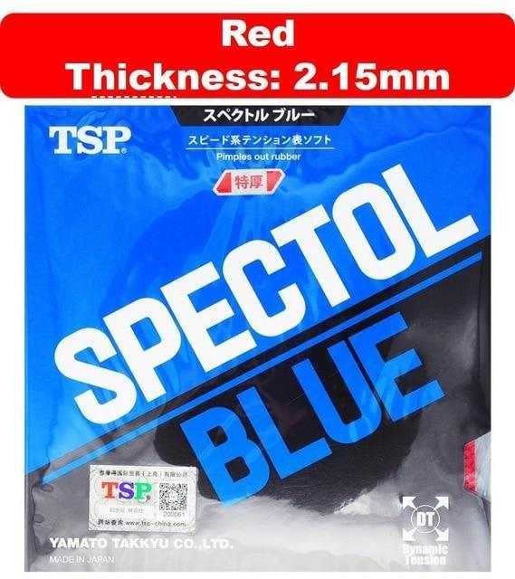 TSP Spectol Rot/Blau Kurze Noppen Tischtennisbelag