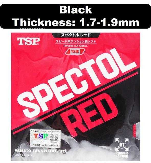 TSP Spectol Rot/Blau Kurze Noppen Tischtennisbelag