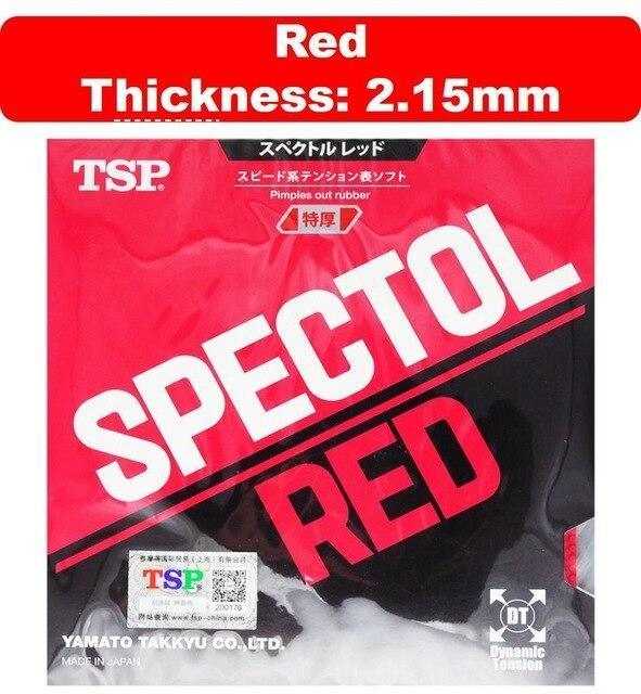 TSP Spectol Rot/Blau Kurze Noppen Tischtennisbelag