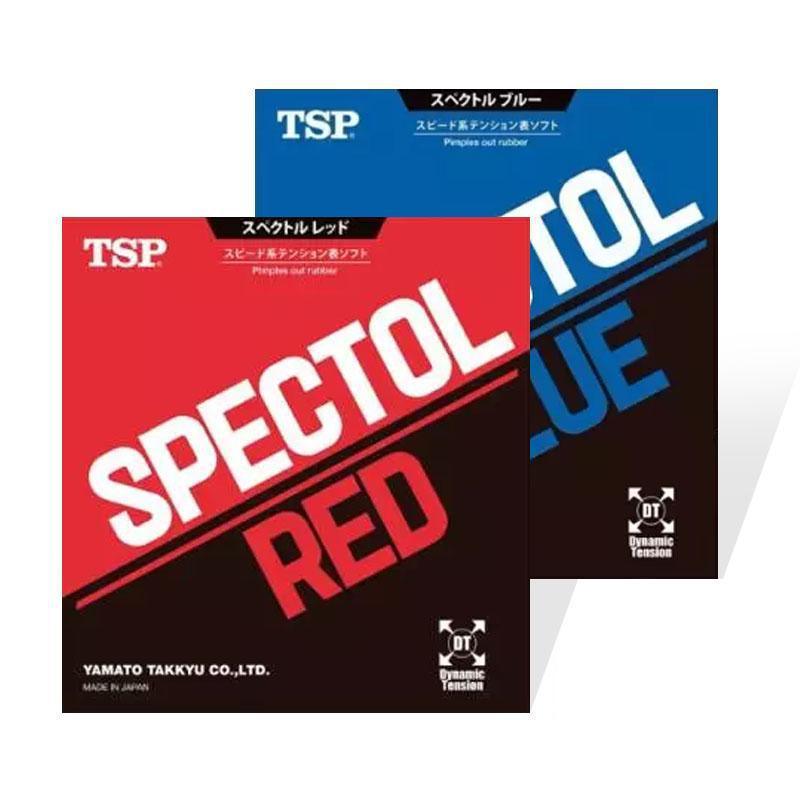 TSP Spectol Rot/Blau Kurze Noppen Tischtennisbelag