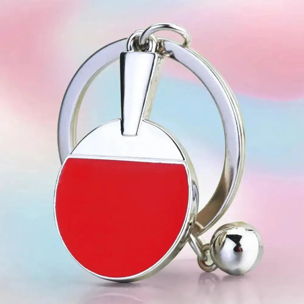 Table Tennis Bat & Ball Keychain – Gift for Ping Pong Fans