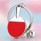 Table Tennis Bat & Ball Keychain – Gift for Ping Pong Fans