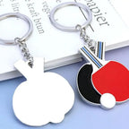 Table Tennis Bat & Ball Keychain – Gift for Ping Pong Fans